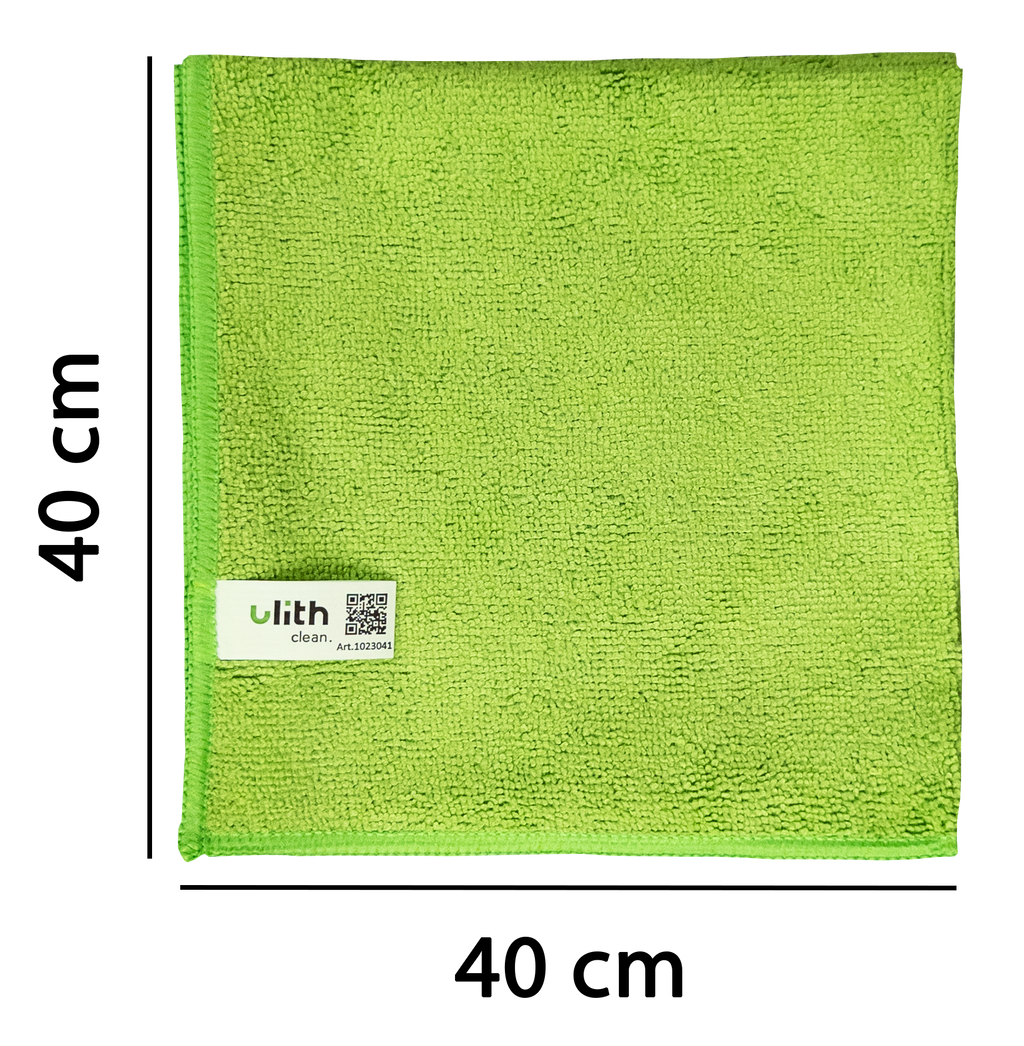 Ulith Basic Line Microfasertücher 40x40cm – Saugstark & waschbar