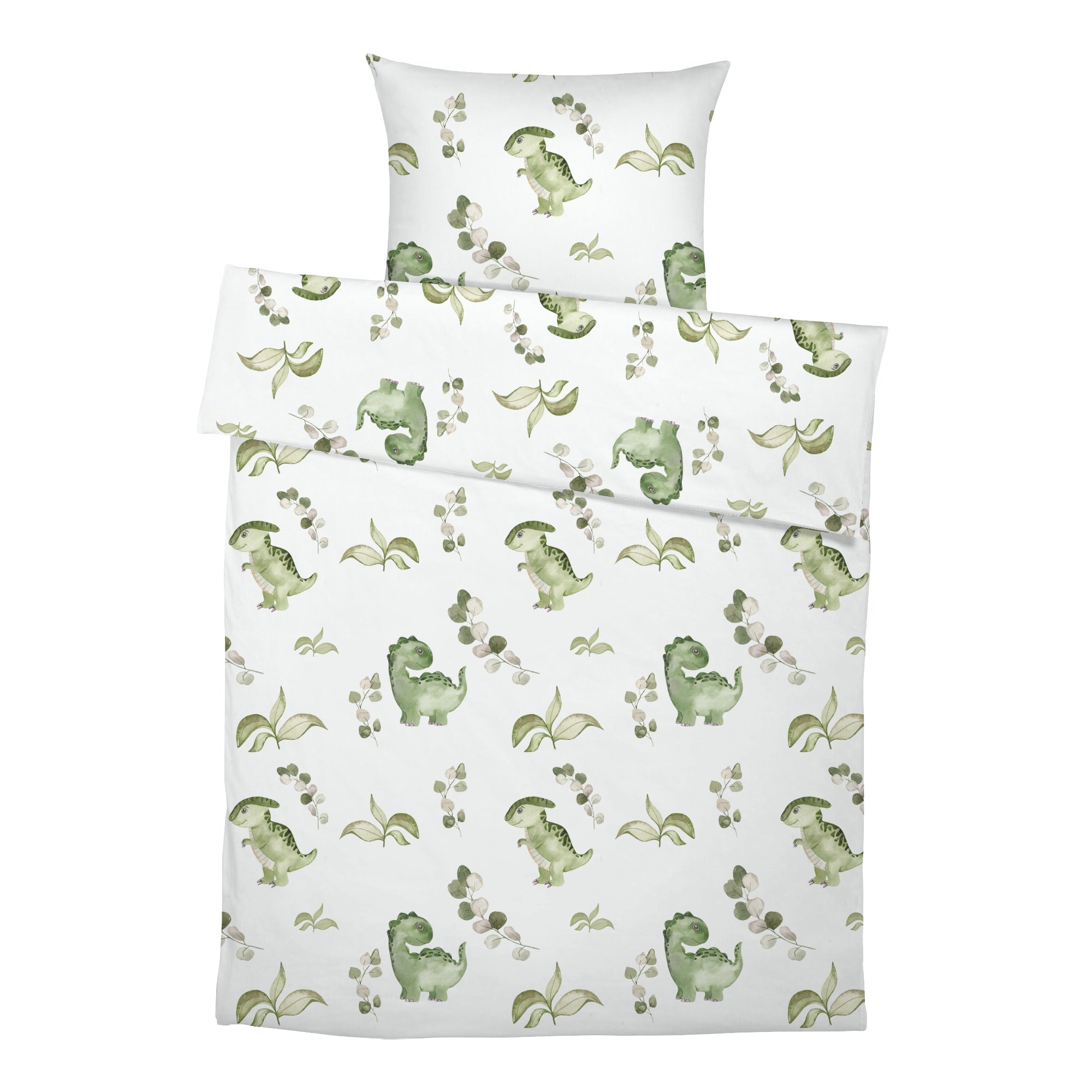 “Eukalyptus Dinos” Premium Kinderbettwäsche
