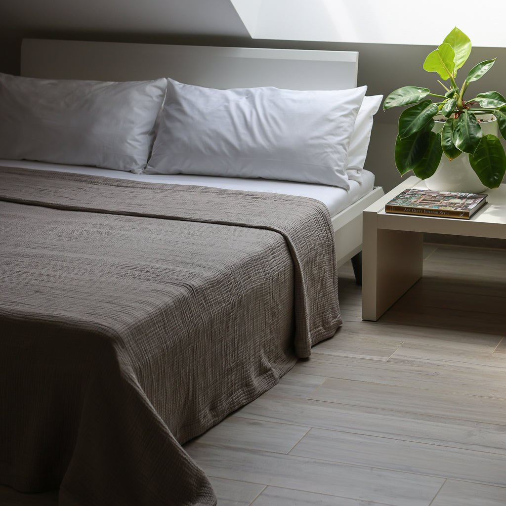 Ägyptische Baumwolle Musselin Tagsdecke