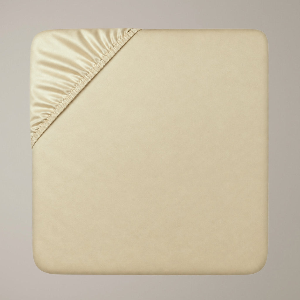 Luxe Baumwolle Satin Spannbettlaken