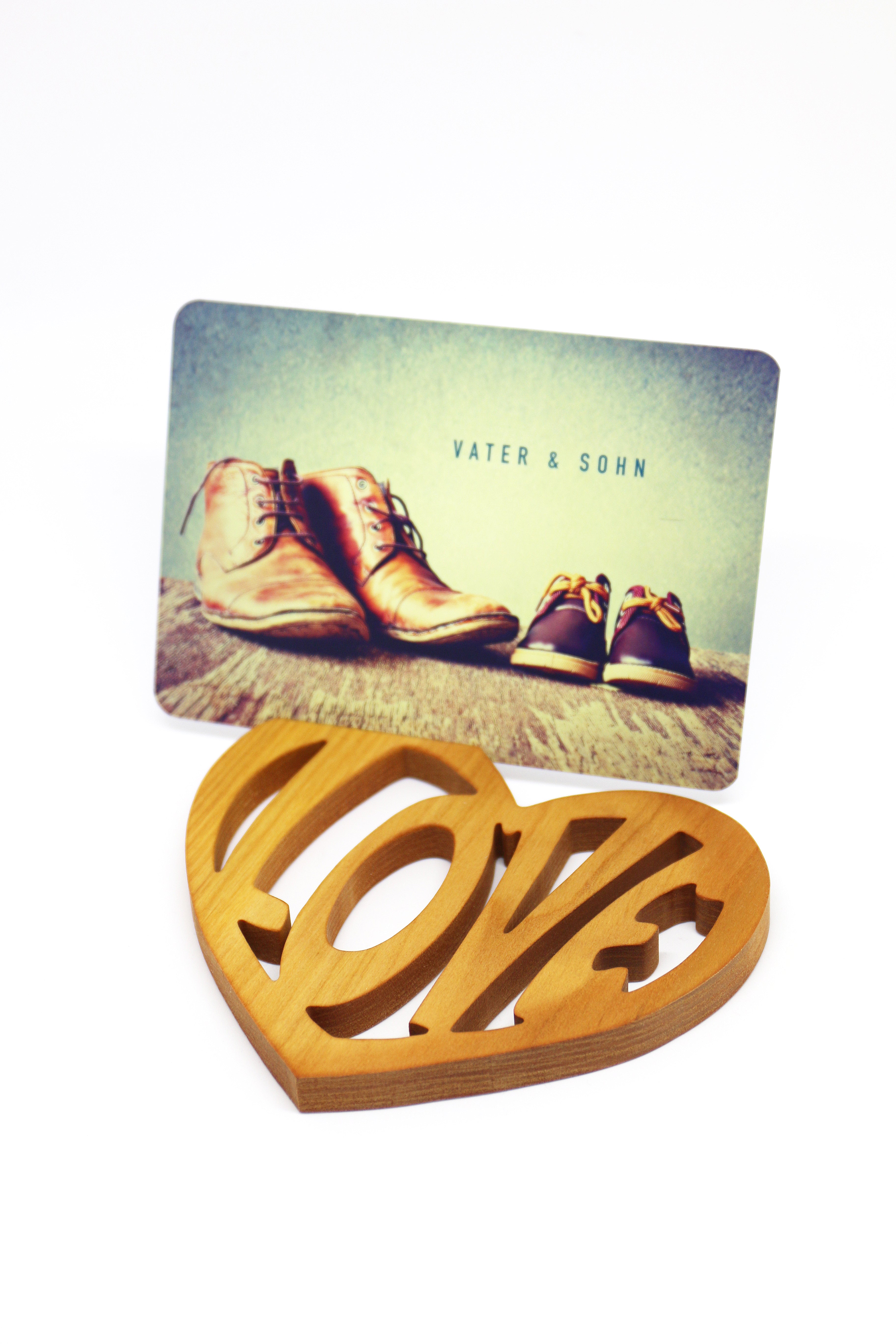 Thankgoods HEART Postcard Holder LOVE