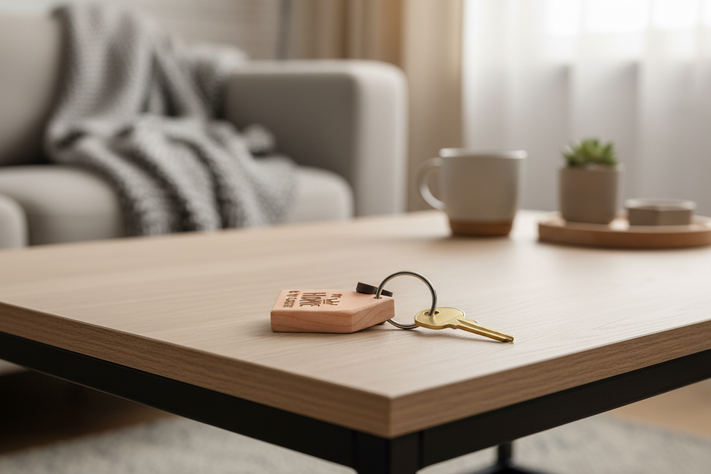 Thankgoods Schlüsselanhänger Haus My Home is my Castle