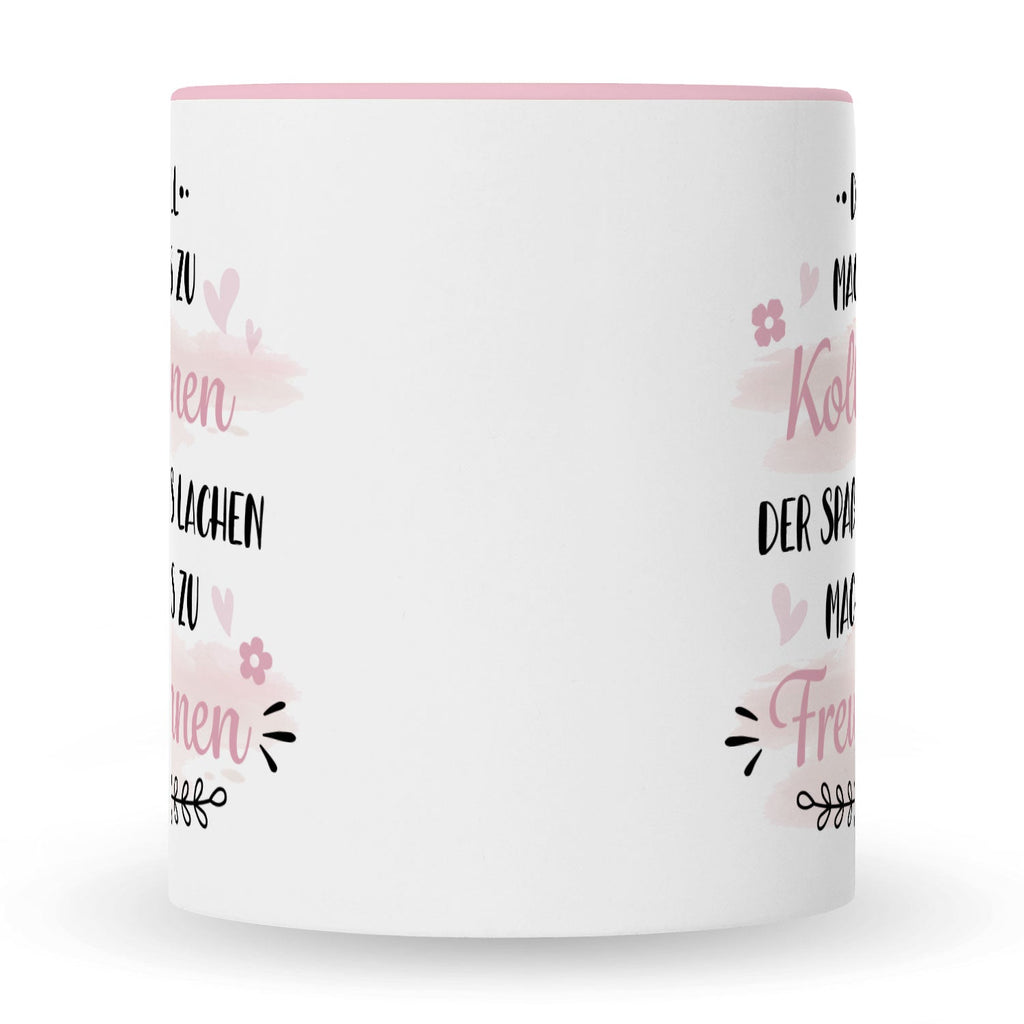Bedruckte Tasse mit Spruch Der Zufall machte uns zu Kolleginnen
