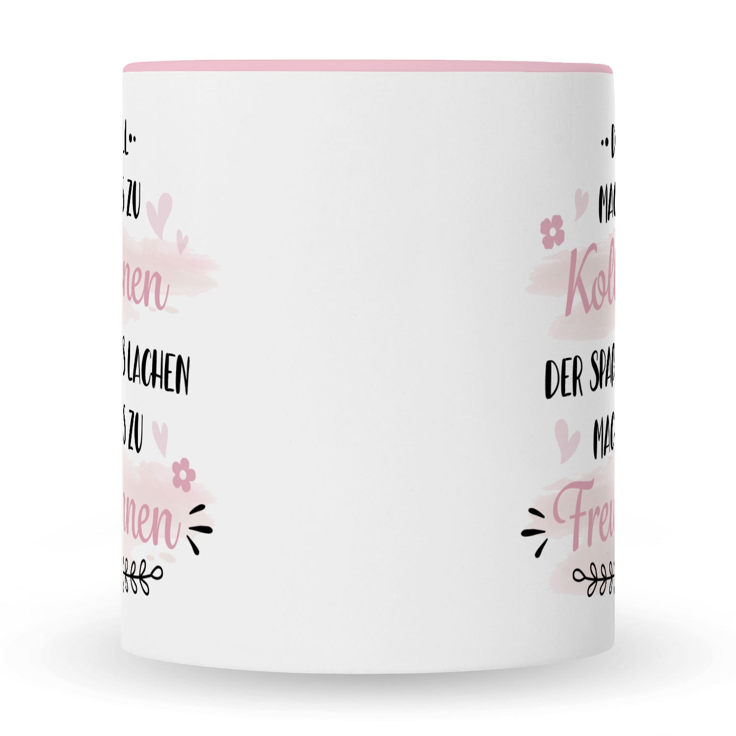 Bedruckte Tasse mit Spruch Der Zufall machte uns zu Kolleginnen