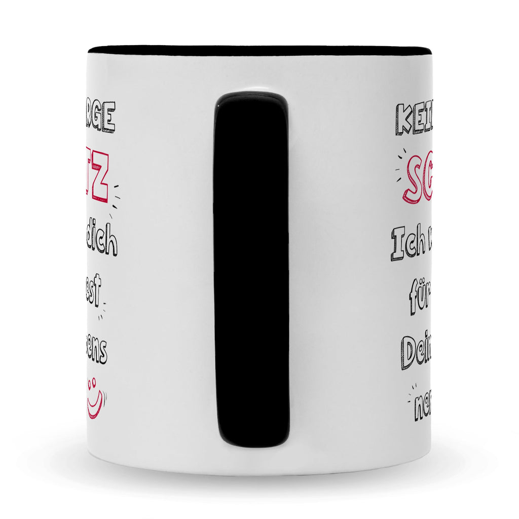 Bedruckte Tasse mit Spruch Schatz ich werde dich nerven