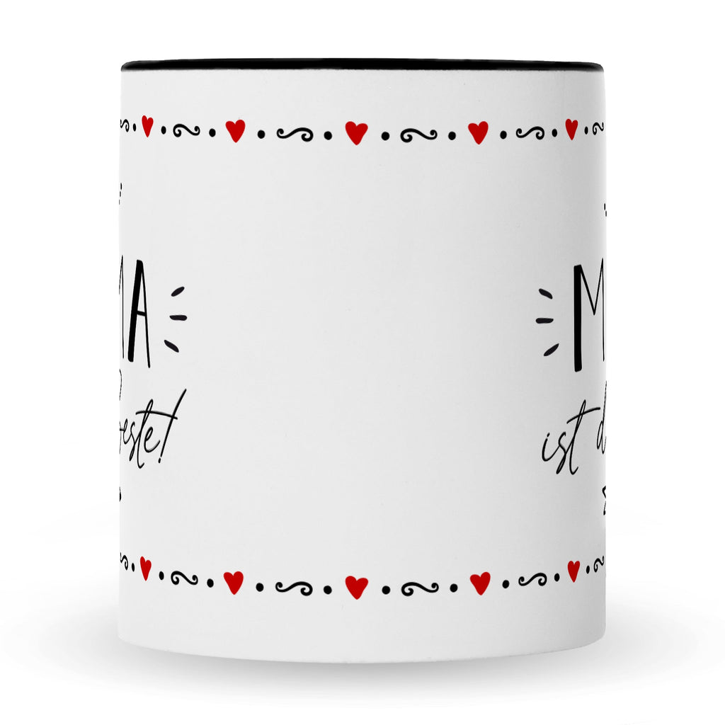Bedruckte Tasse mit Spruch Mama ist die Beste!