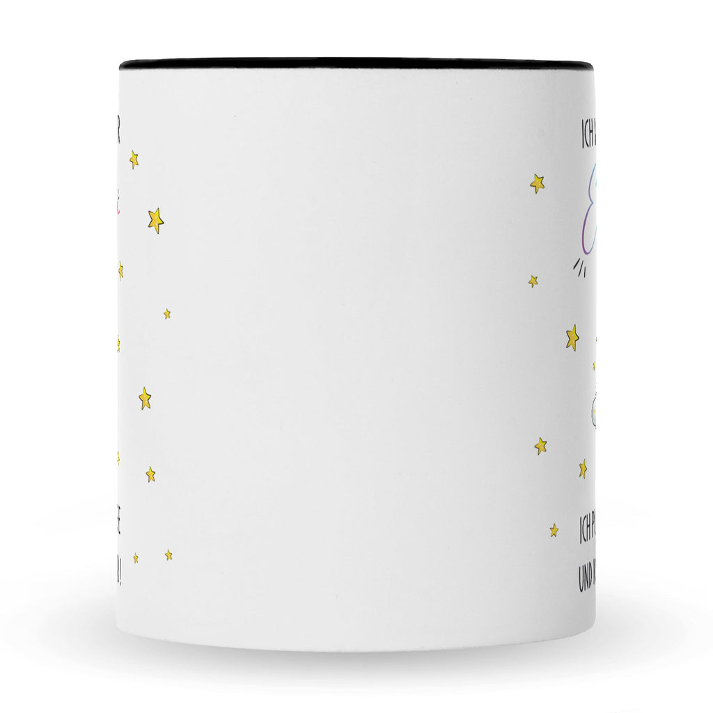 Bedruckte Tasse mit Spruch Königin der Einhörner