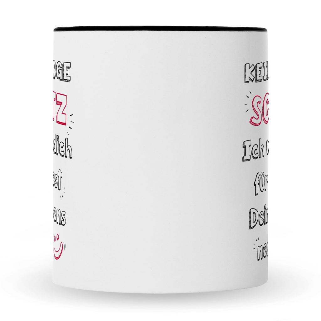 Bedruckte Tasse mit Spruch Schatz ich werde dich nerven