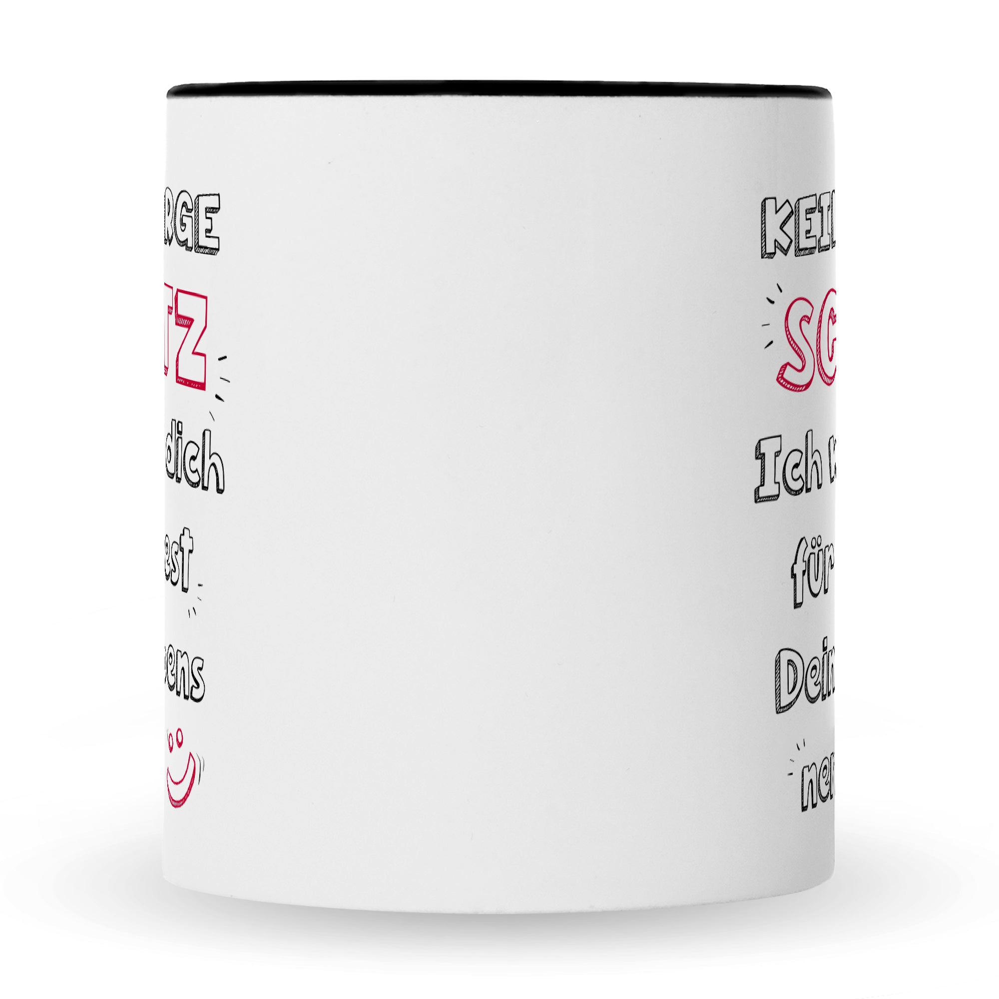 Bedruckte Tasse mit Spruch Schatz ich werde dich nerven