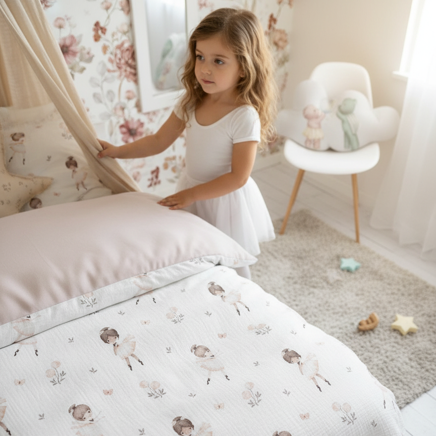 "Ballerinas" Premium Kinderbettwäsche