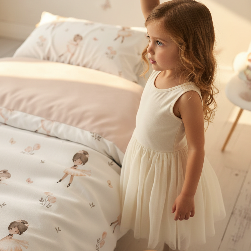 "Ballerinas" Premium Kinderbettwäsche