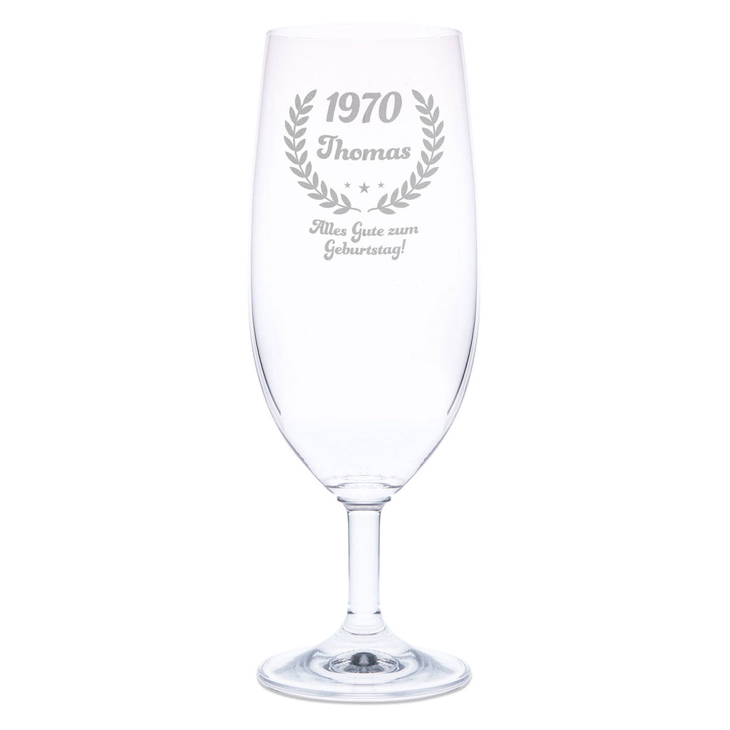 Leonardo Bierglas mit Gravur "Geburtstagsbier"