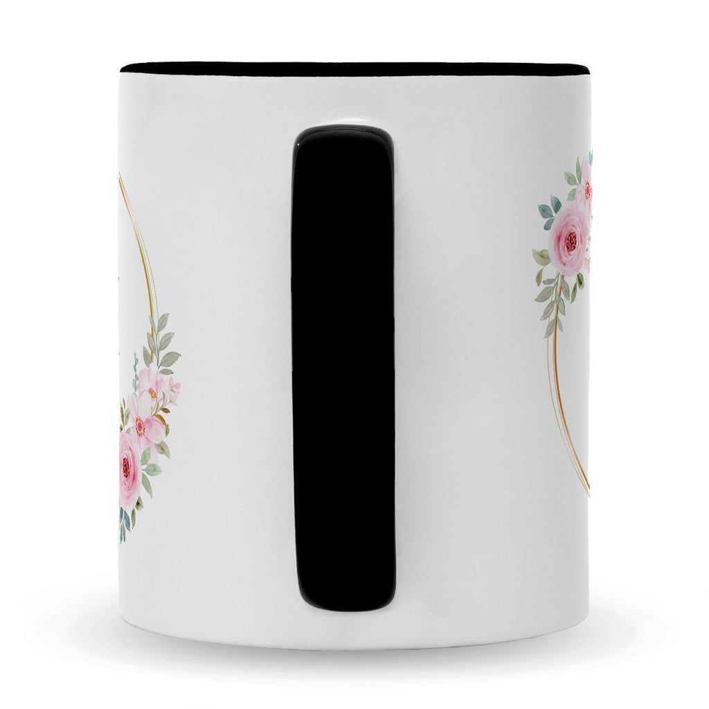 Bedruckte Tasse mit Spruch Rosenhochzeit