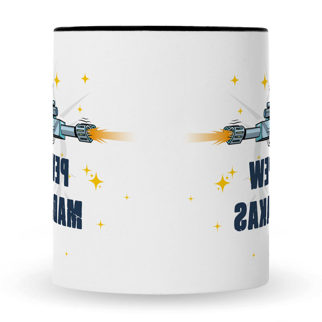 Bedruckte Tasse mit Spruch Pew Pew Madafakas