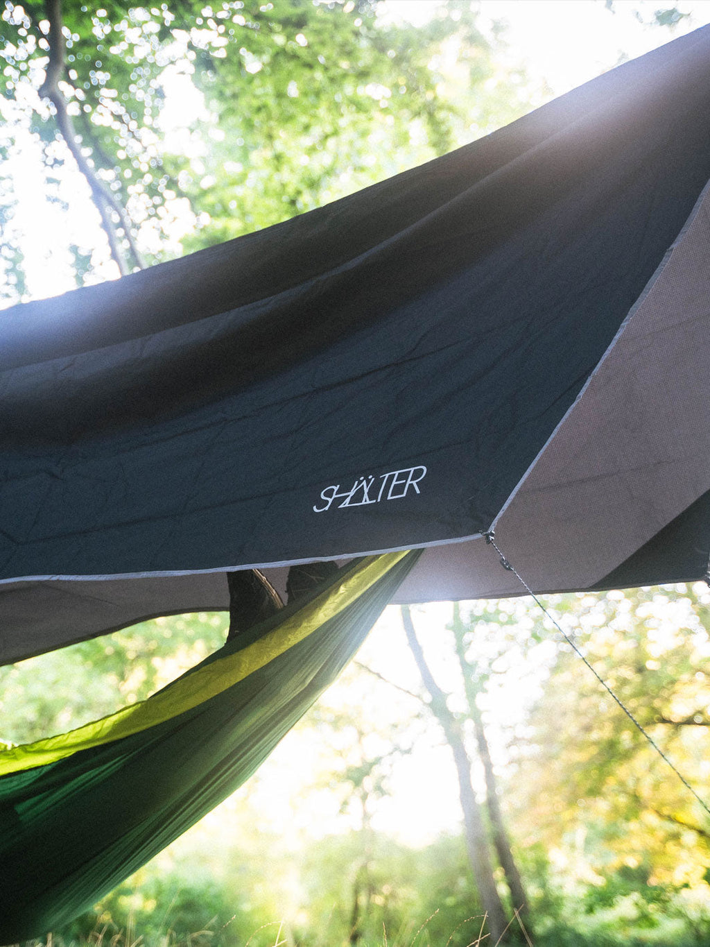 SHÄLTER – Tarp Zeltplane für die HÄNG Hängematte, Camping & Vanlife