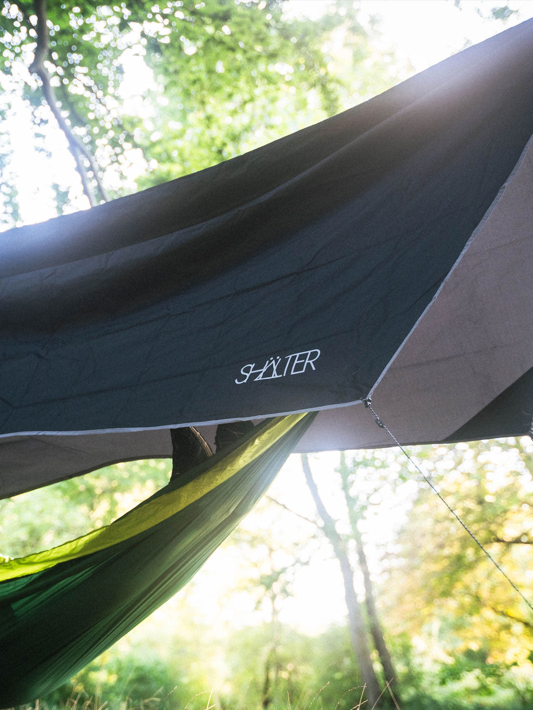 SHÄLTER – Tarp Zeltplane für die HÄNG Hängematte, Camping & Vanlife