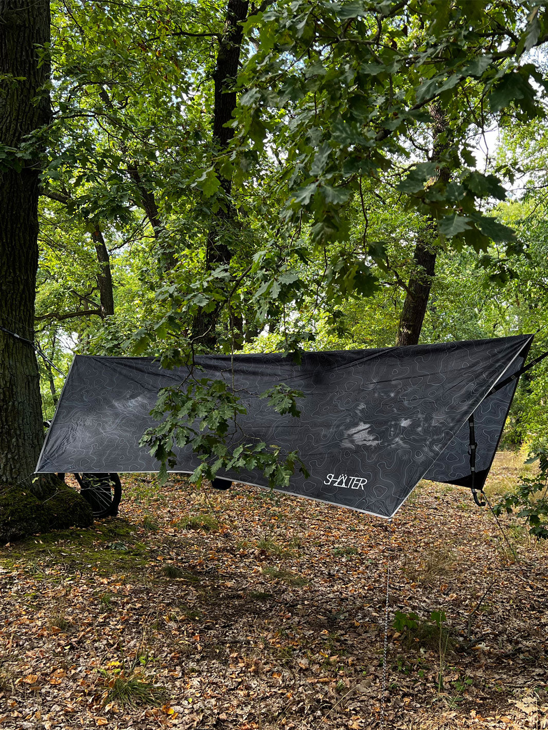 SHÄLTER – Tarp Zeltplane für die HÄNG Hängematte, Camping & Vanlife