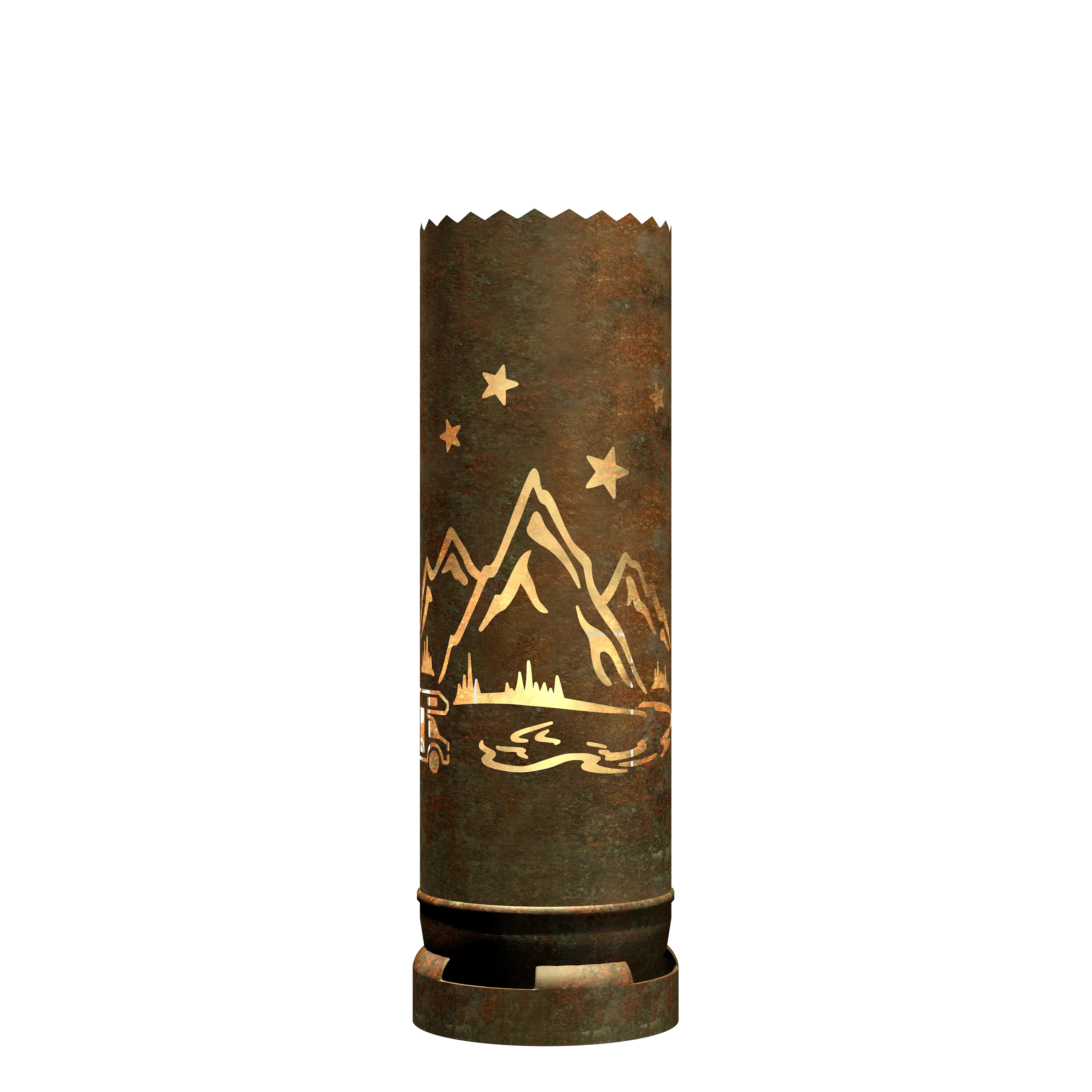 Feuertonne Camping, Berge mit Wohnmobil - feuertonnen.org