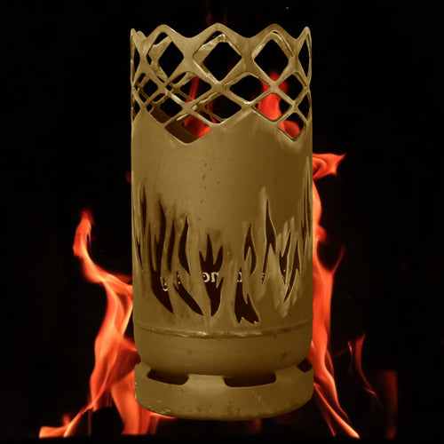 Dropslik Feuertonne "Flammen" - feuertonnen.org