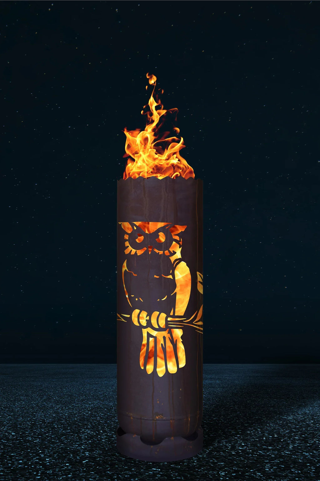 Feuertonne "Eule" - feuertonnen.org