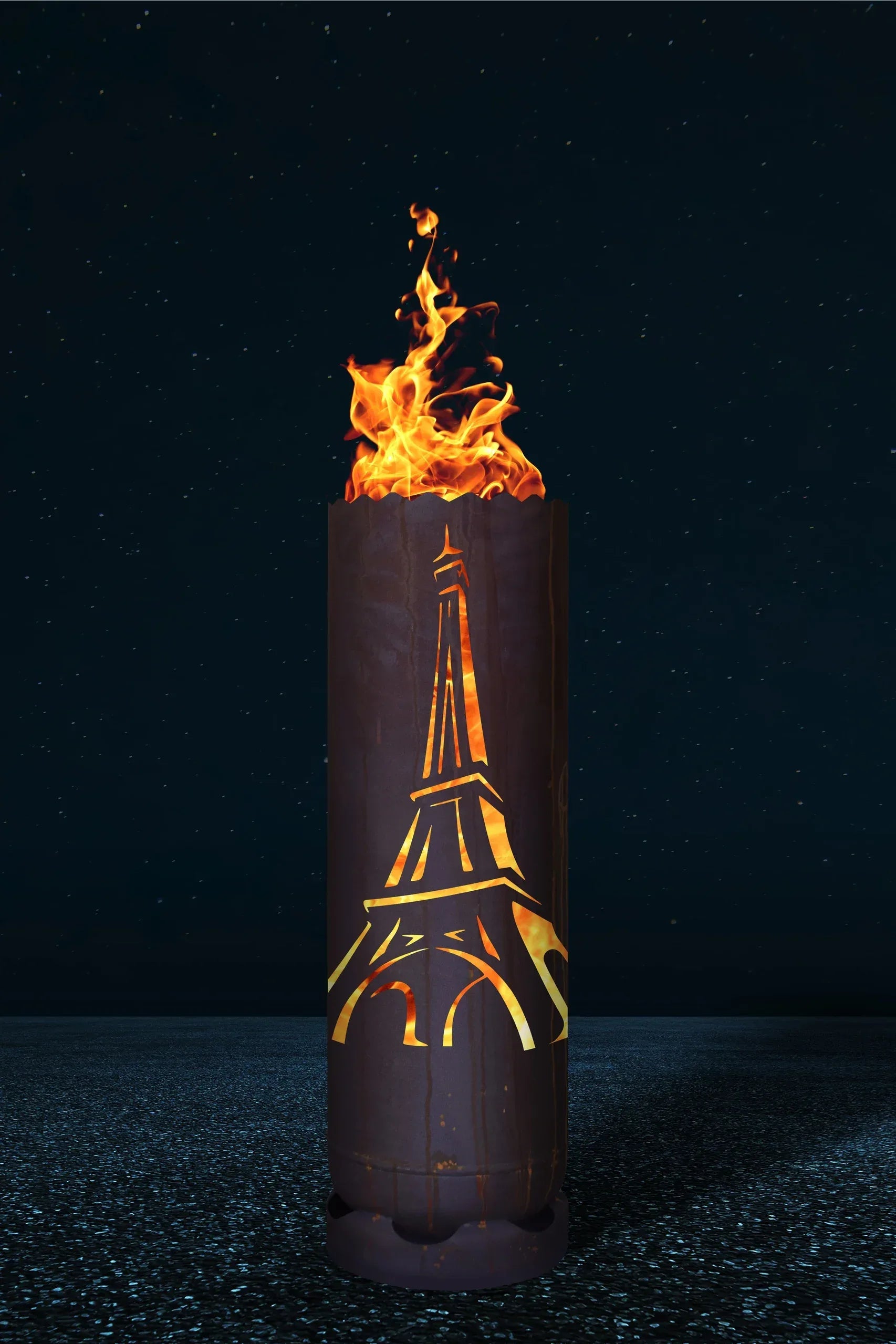 Feuertonne Eiffelturm - feuertonnen.org