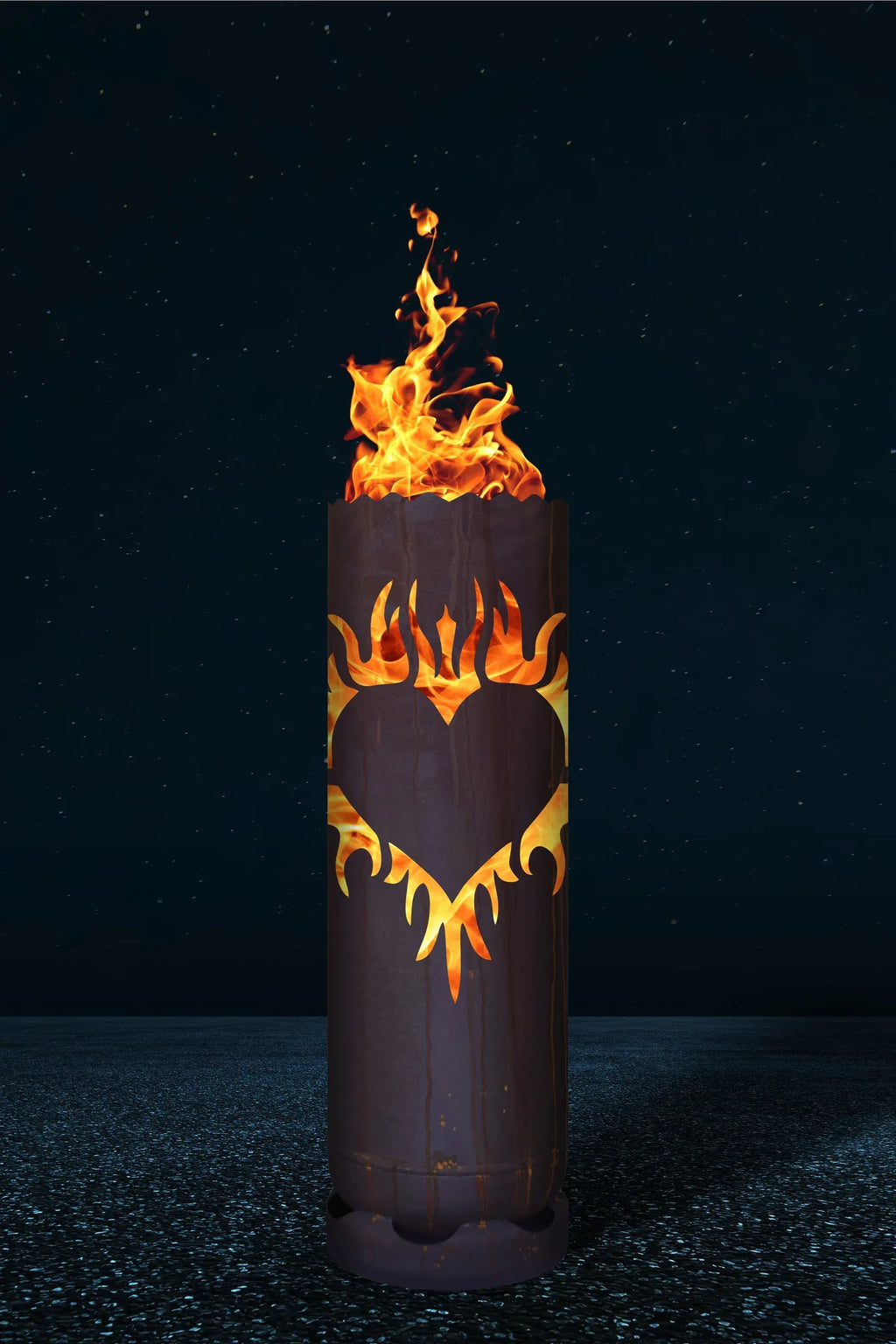 Feuertonne "Flammenherz 2" - feuertonnen.org