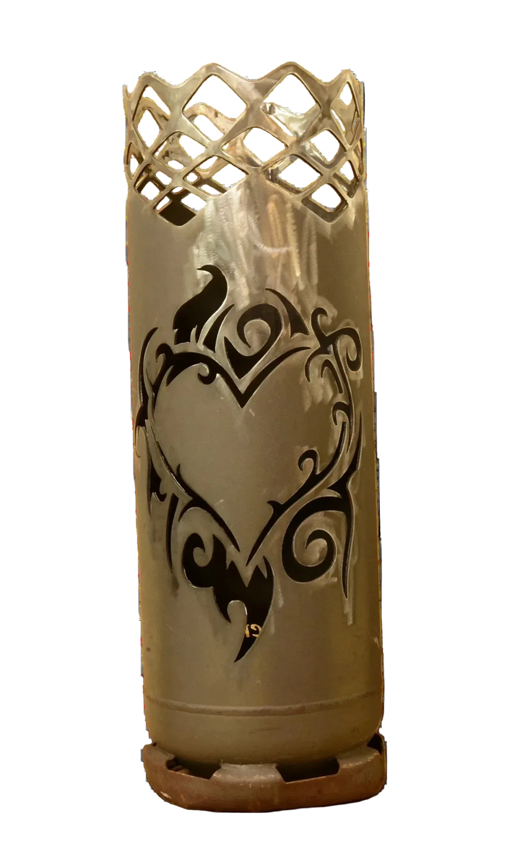 Feuertonne offen Motiv Herz 1 - feuertonnen.org