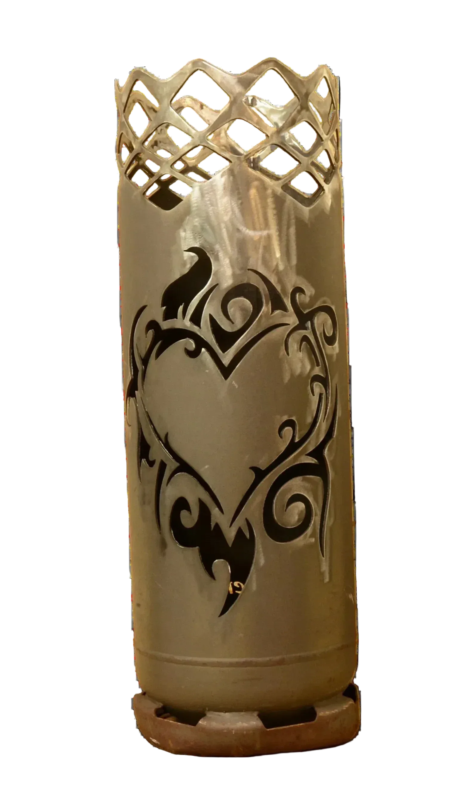 Feuertonne offen Motiv Herz 1 - feuertonnen.org