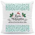 Kissen mit Weihnachtsmotiv - Frohe Weihnachten und neues Jahr - Weihnachtsdeko - Für Sie & Ihn