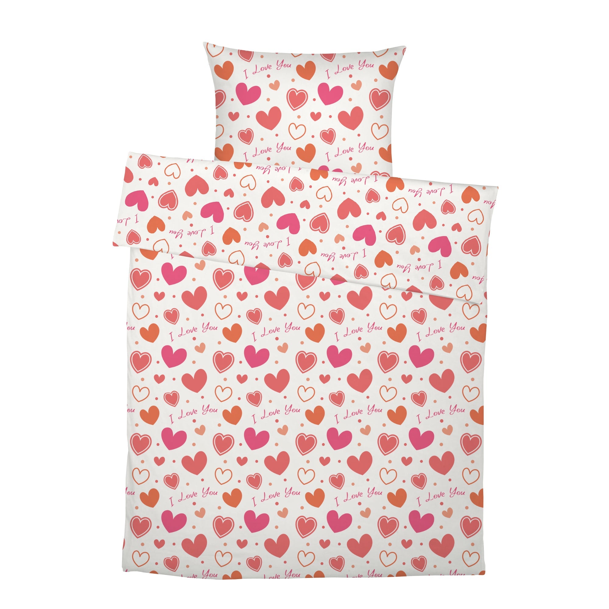"I love you" Premium Kinderbettwäsche
