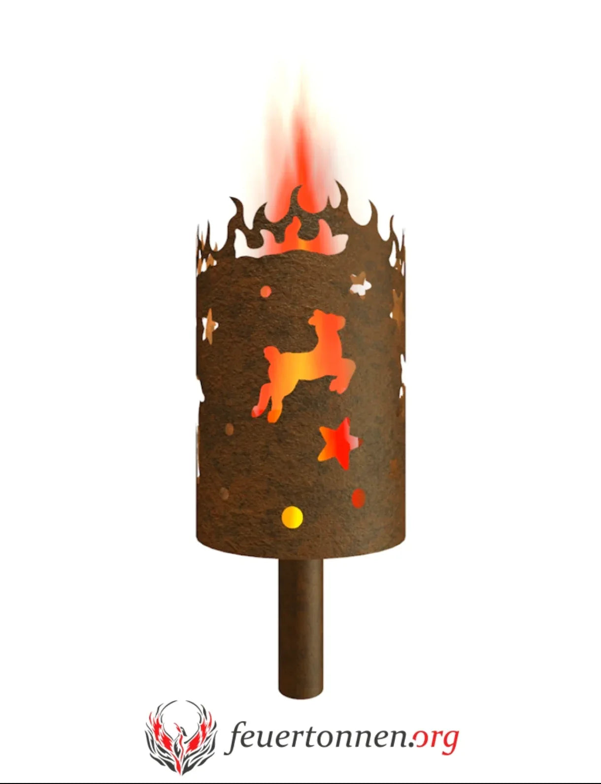 Gartenfackel Rentiere - feuertonnen.org