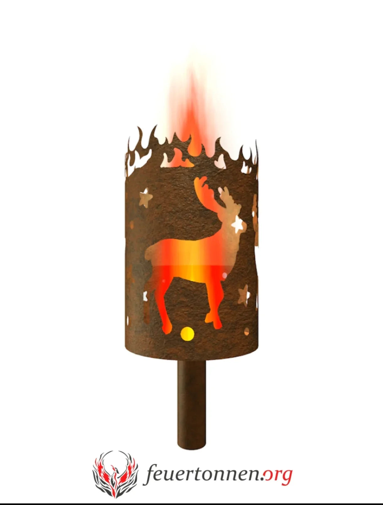 Gartenfackel Rentiere - feuertonnen.org