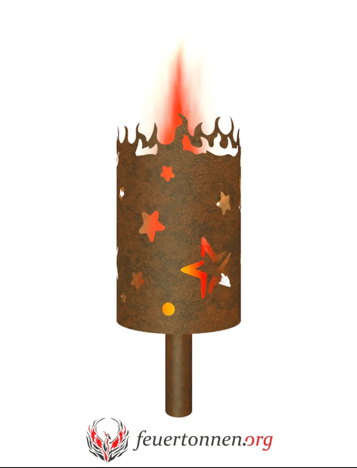Gartenfackel Sterne 3 - feuertonnen.org