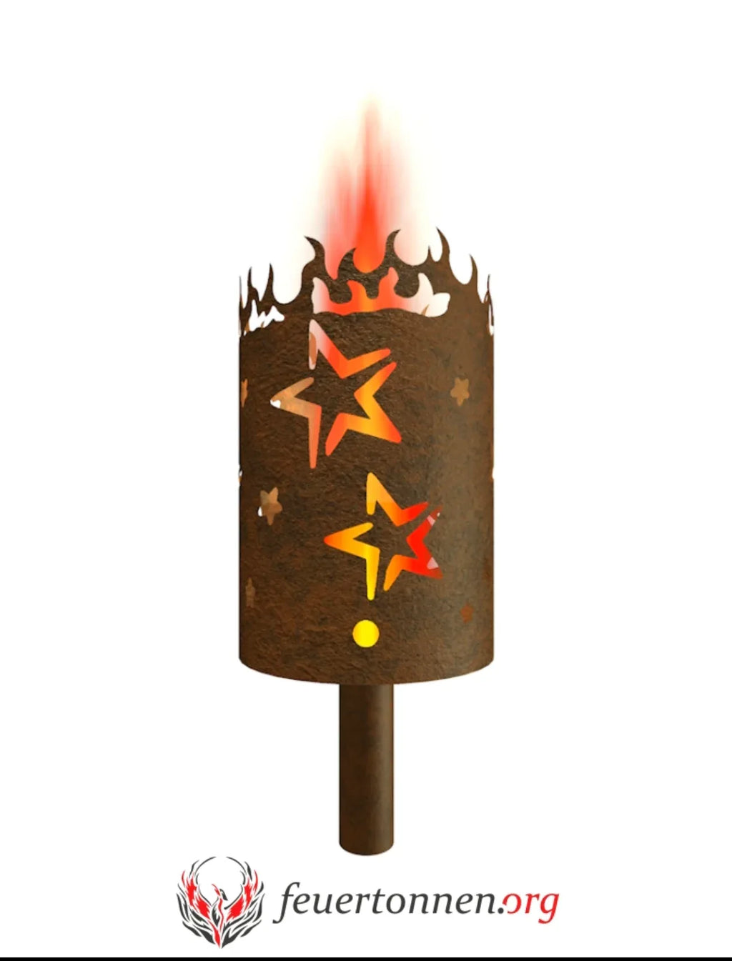 Gartenfackel Sterne 3 - feuertonnen.org