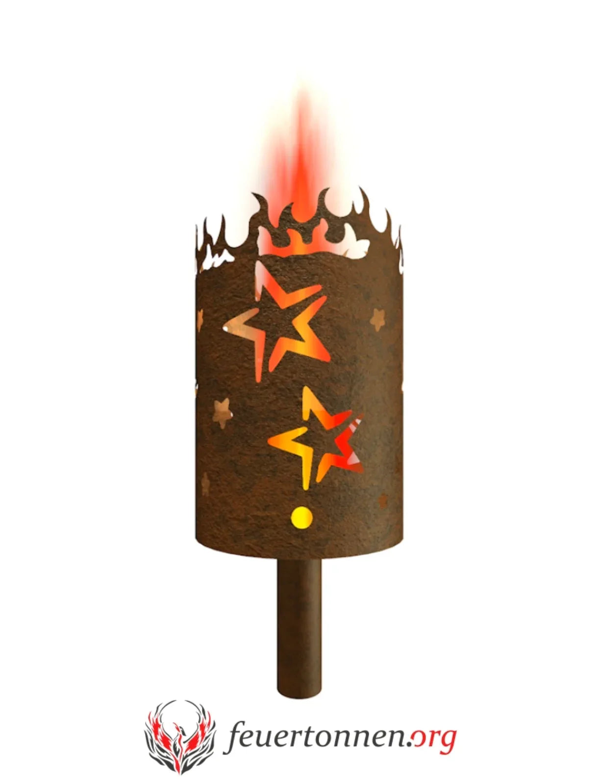 Gartenfackel Sterne 3 - feuertonnen.org