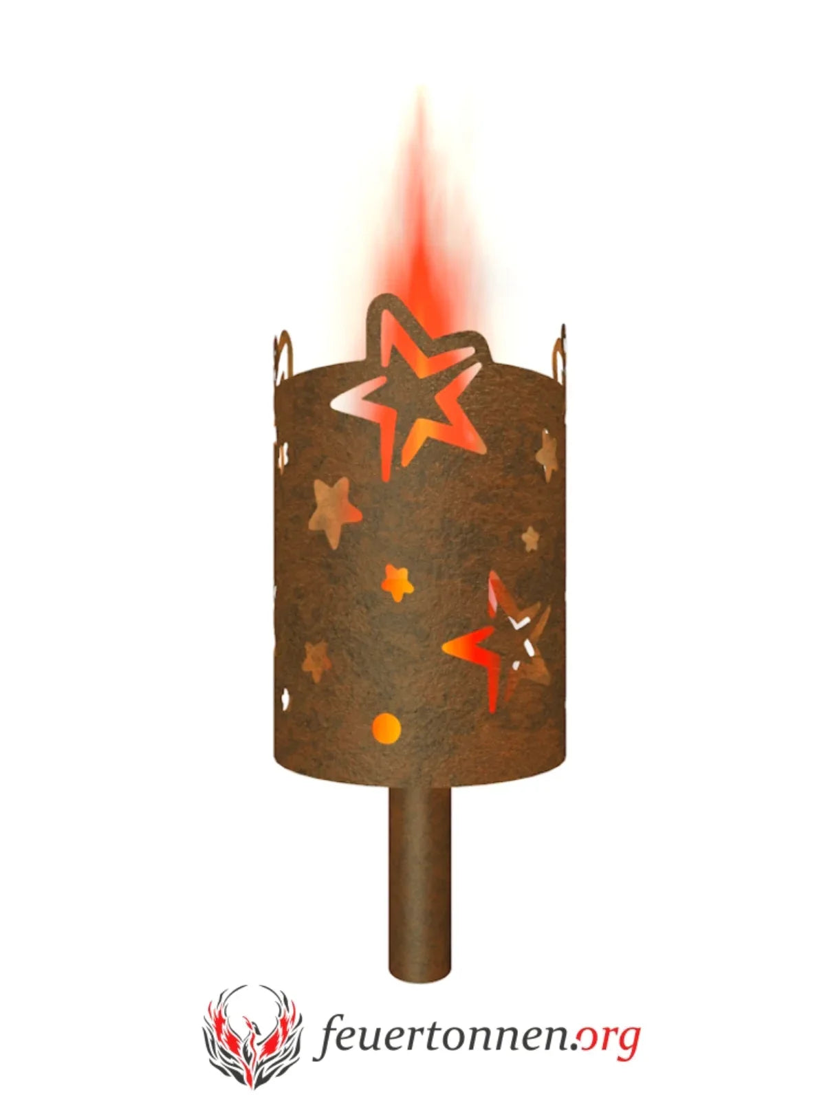 Gartenfackel Sterne 2 - feuertonnen.org