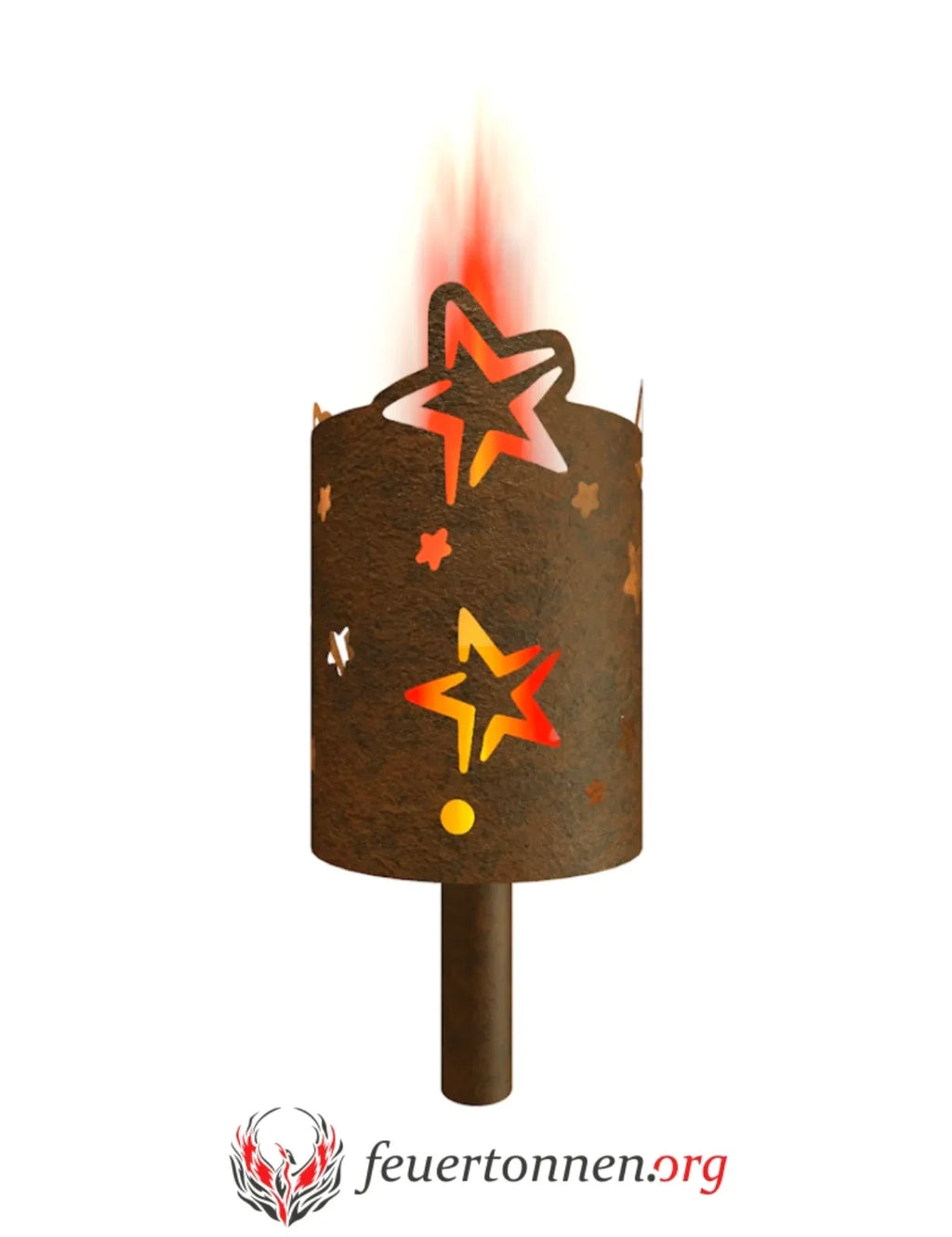 Gartenfackel Sterne 2 - feuertonnen.org