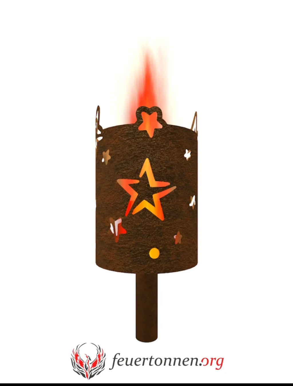 Gartenfackel Sterne 2 - feuertonnen.org