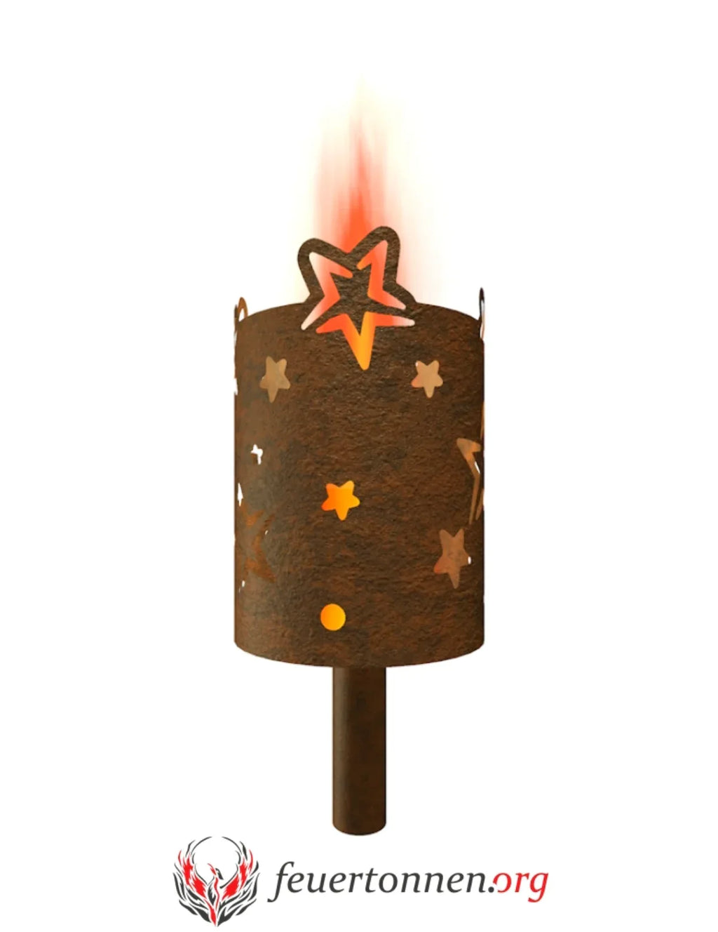 Gartenfackel Sterne 2 - feuertonnen.org