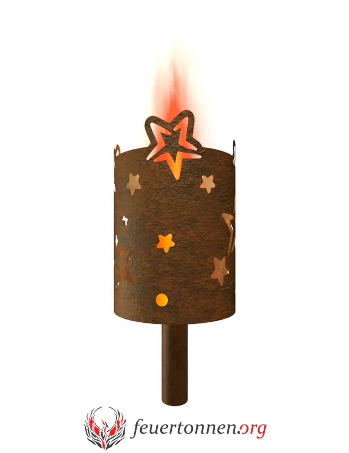 Gartenfackel Sterne 2 - feuertonnen.org