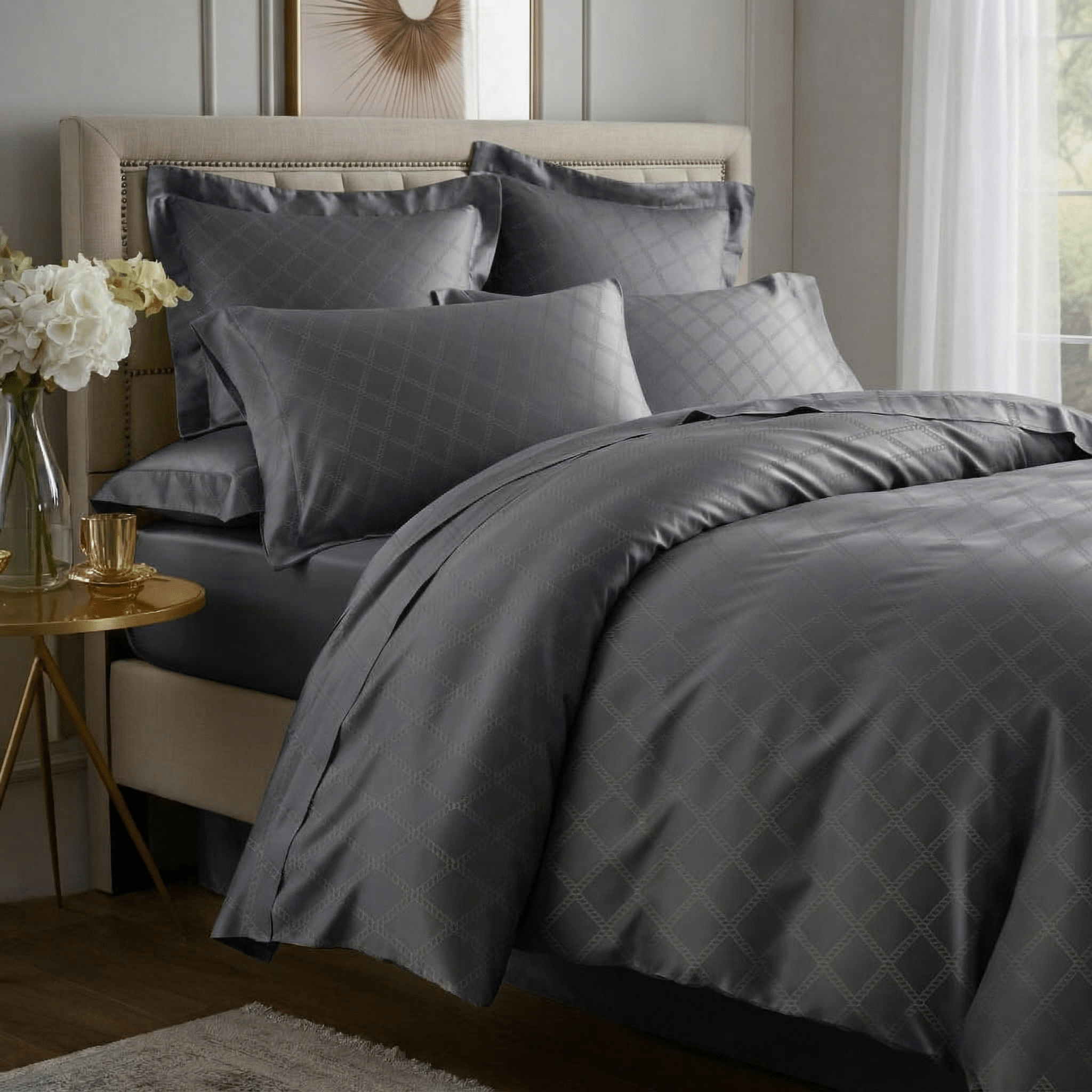 Verdura Baumwolle Jacquard Deckenbezug