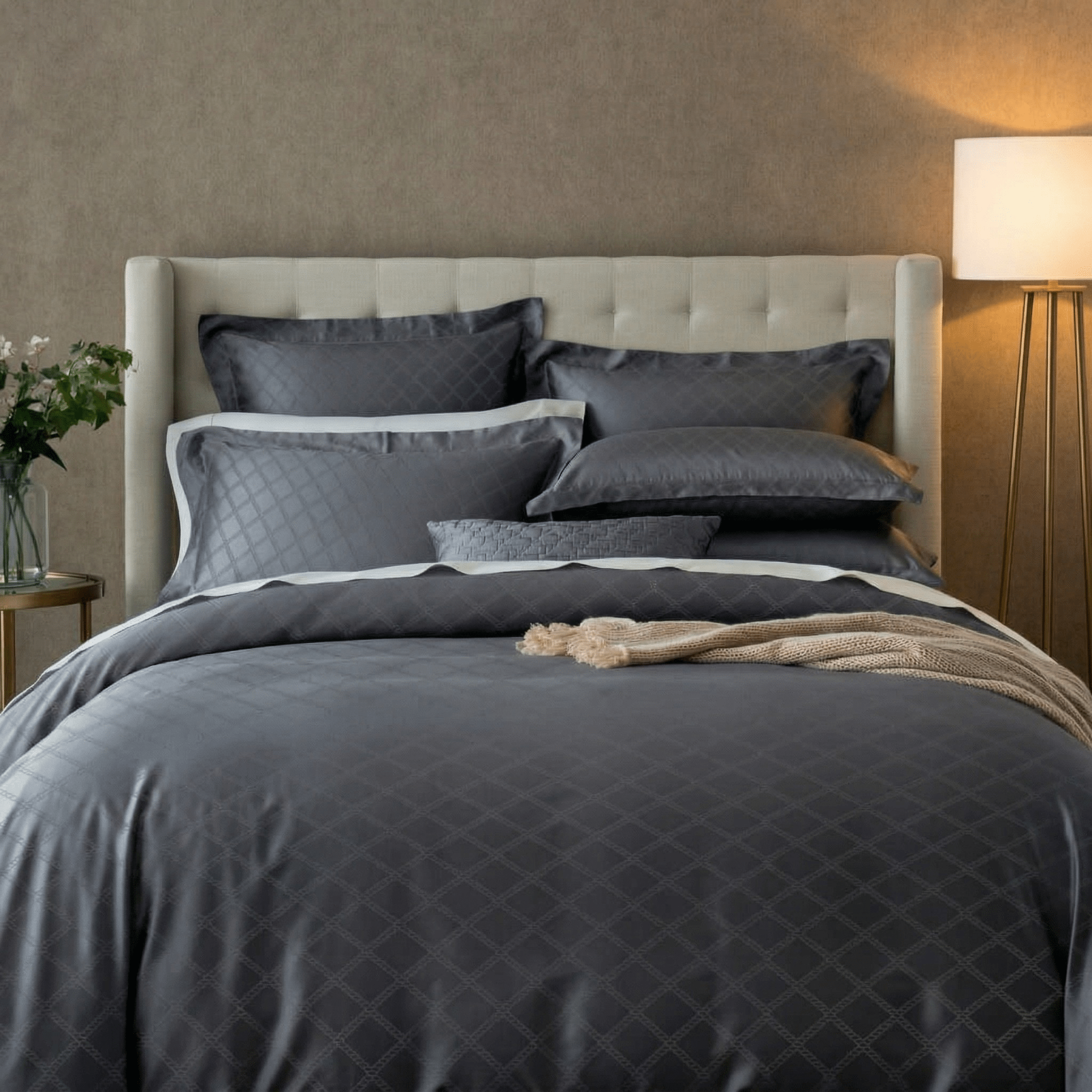 Verdura Baumwolle Jacquard Deckenbezug