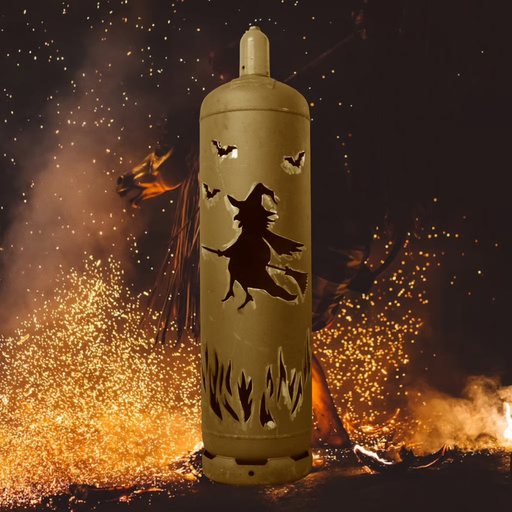Feuertonne "Hexe mit Feuer" - feuertonnen.org