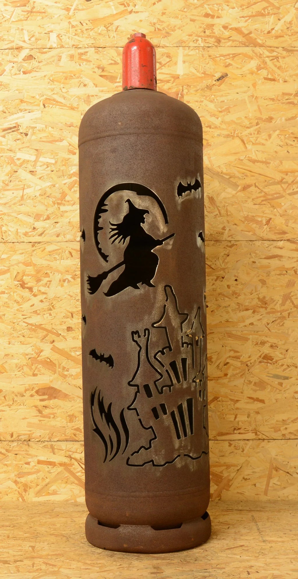 Feuertonne "Hexe mit Schloss" - feuertonnen.org