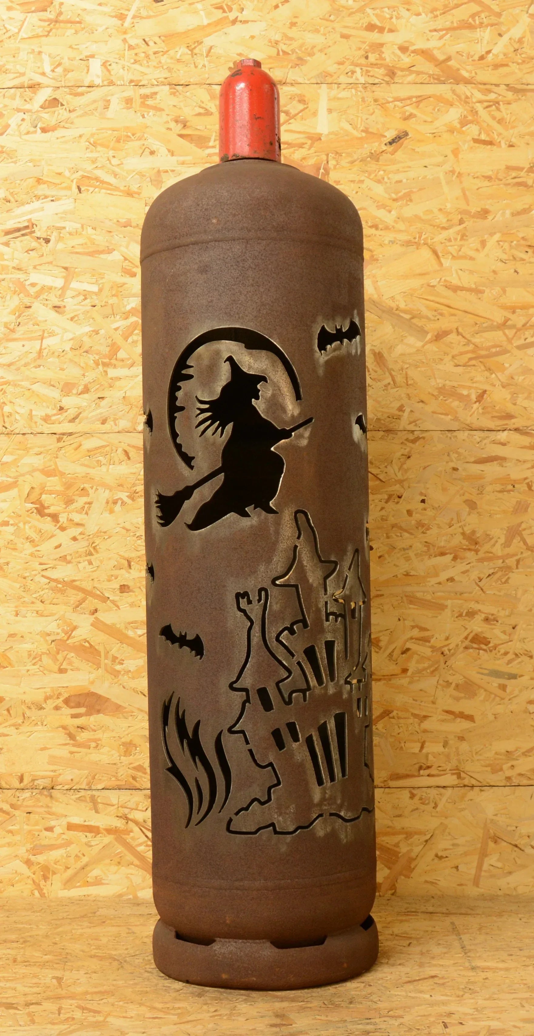 Feuertonne "Hexe mit Schloss" - feuertonnen.org