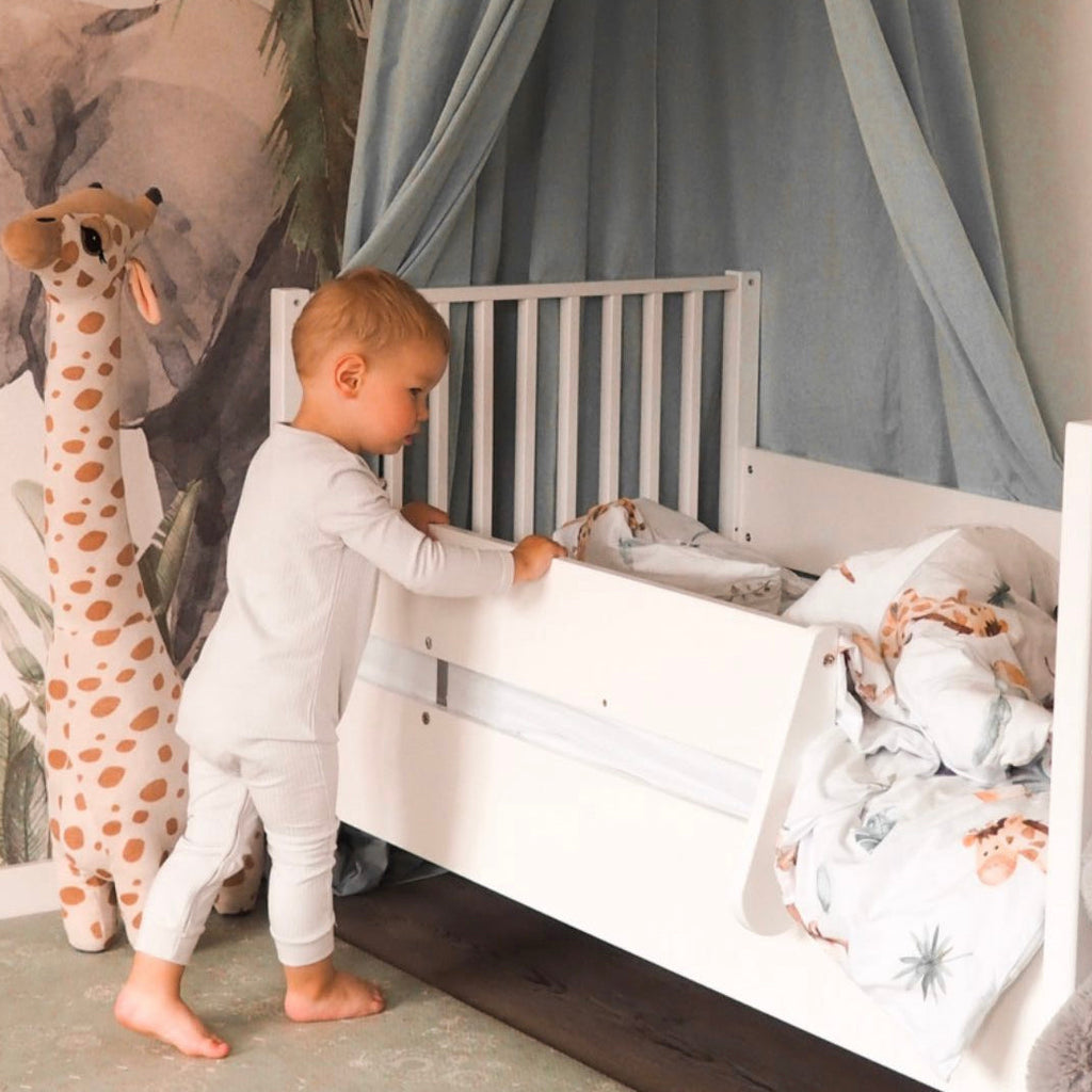 “Affe und Giraffe” Premium Kinderbettwäsche