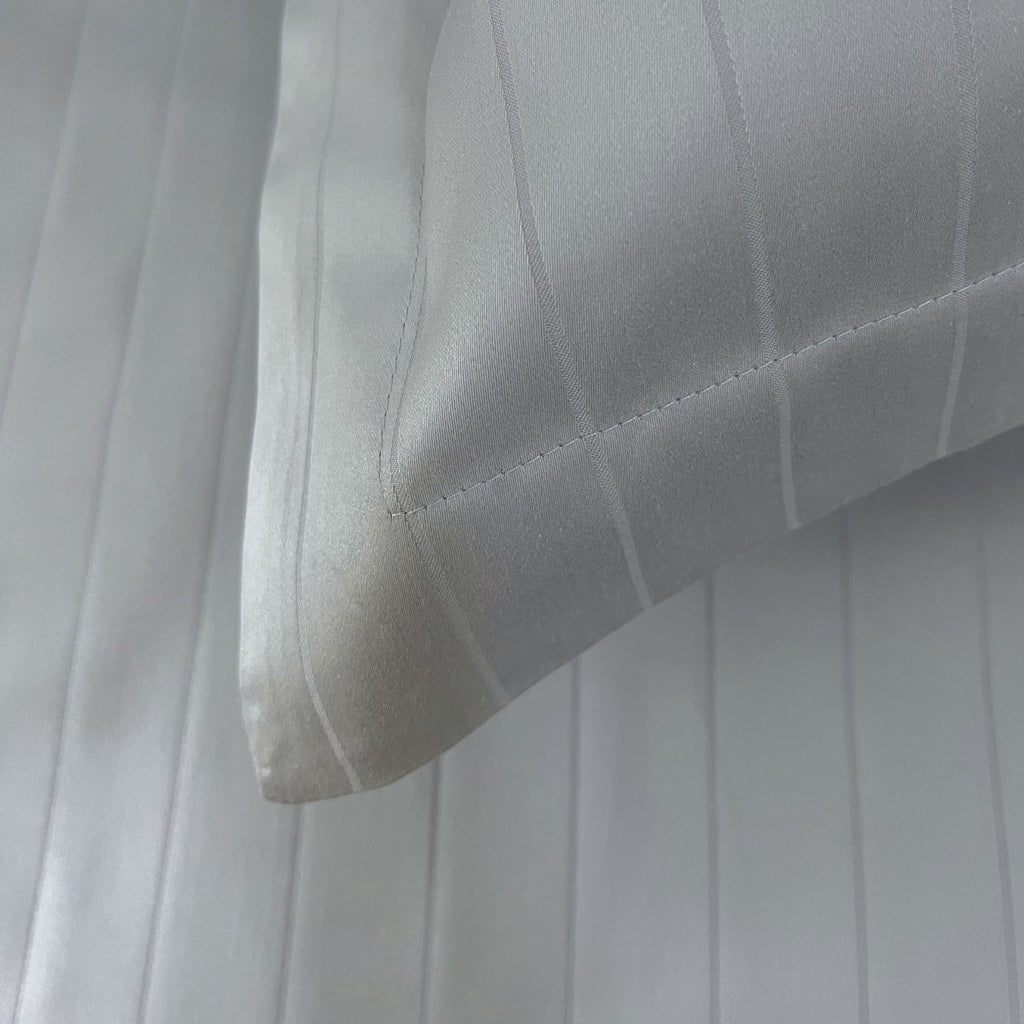 Pinstripes Baumwolle Jacquard Kissenbezug