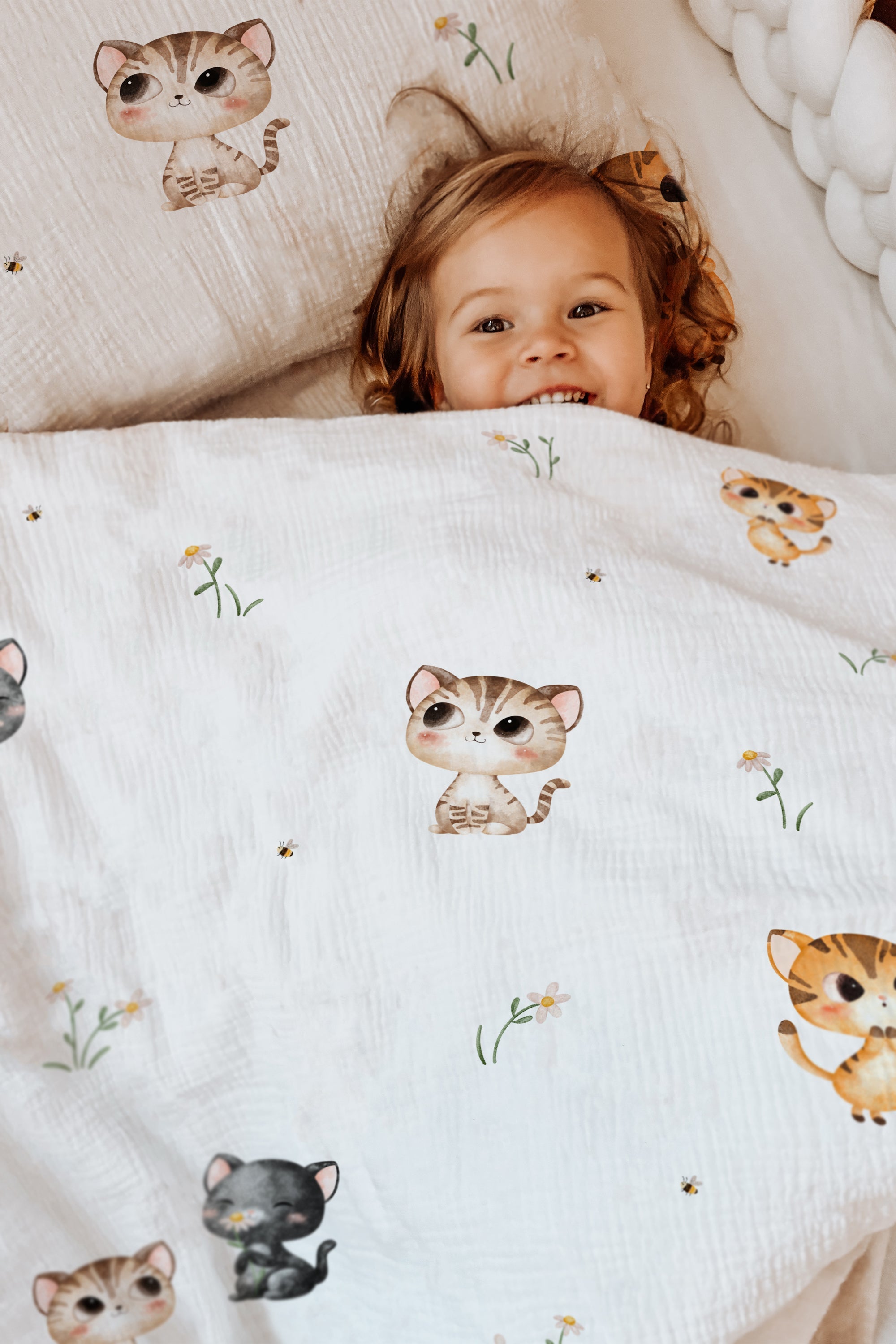 "Katzen" Premium Kinderbettwäsche