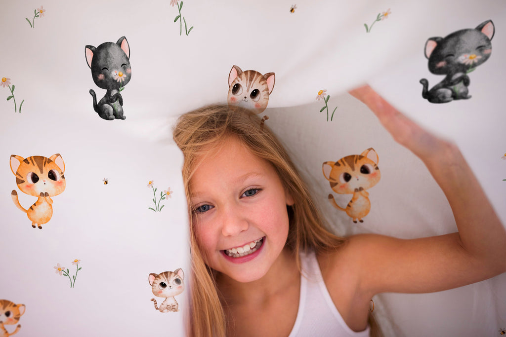 "Katzen" Premium Kinderbettwäsche