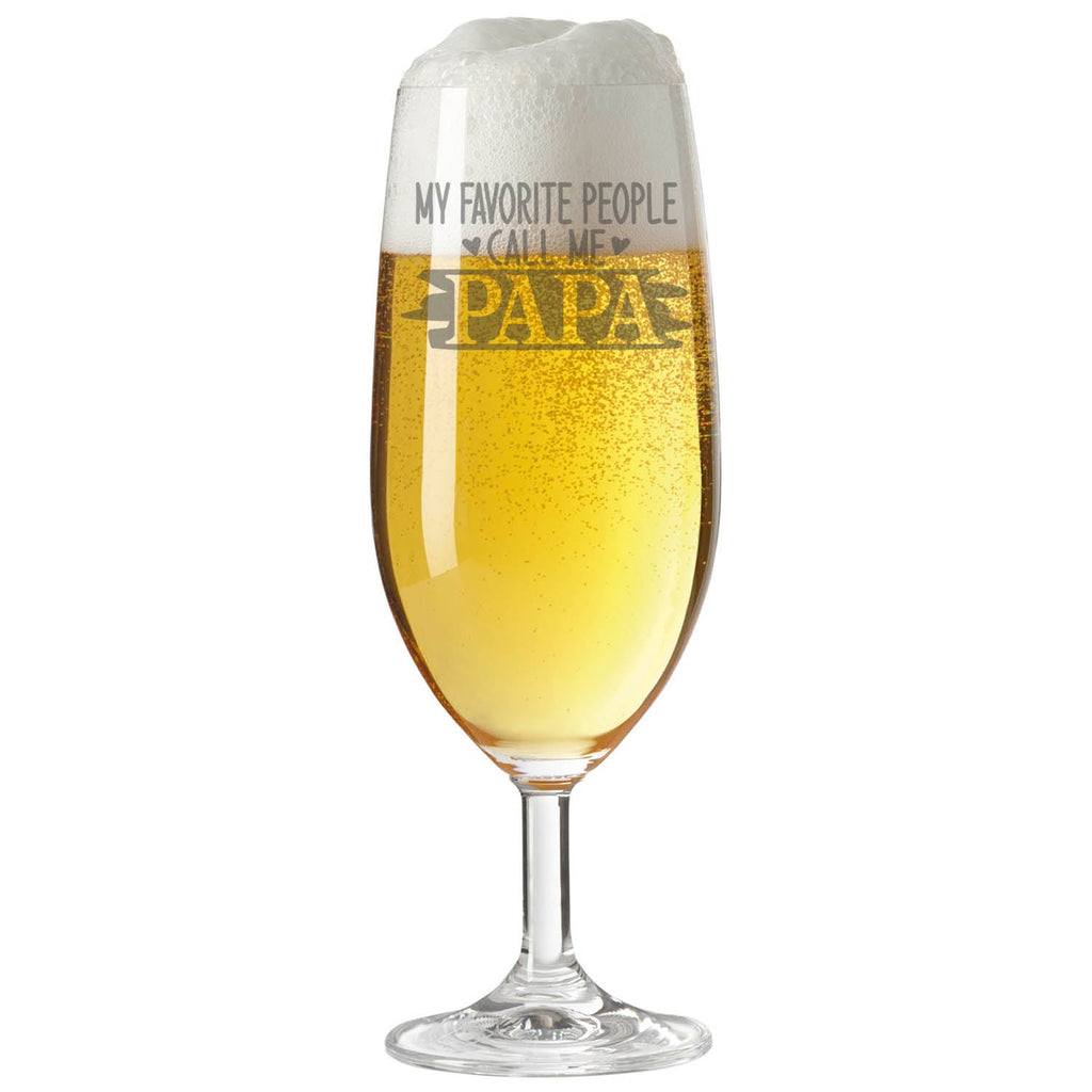 Leonardo Bierglas mit Gravur "My favorite people call me papa"